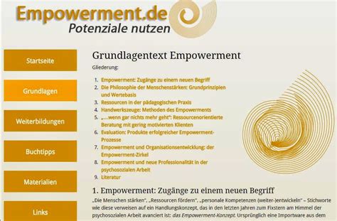 empowerment soziale arbeit